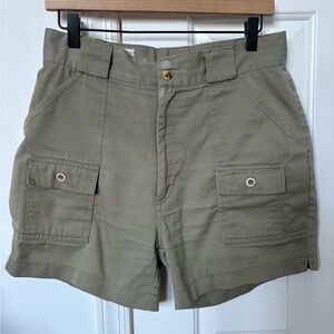 VTG Eastern Mountain Sports (EMS) Vintage twill shorts med small camping hiking
